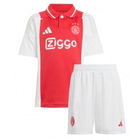 Dětský fotbalový dres Ajax 2024-25 Domácí Krátký Rukáv (+ trenýrky)